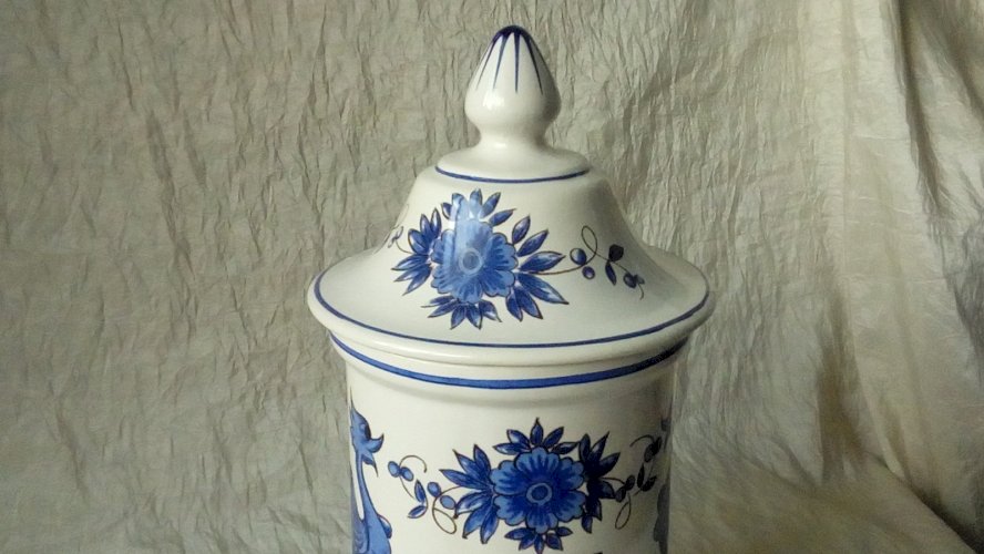 POT A PHARMACIE APOTHICAIRE EN FAIENCE ST CLEMENT FRANCE "EXT-ACONIT-*