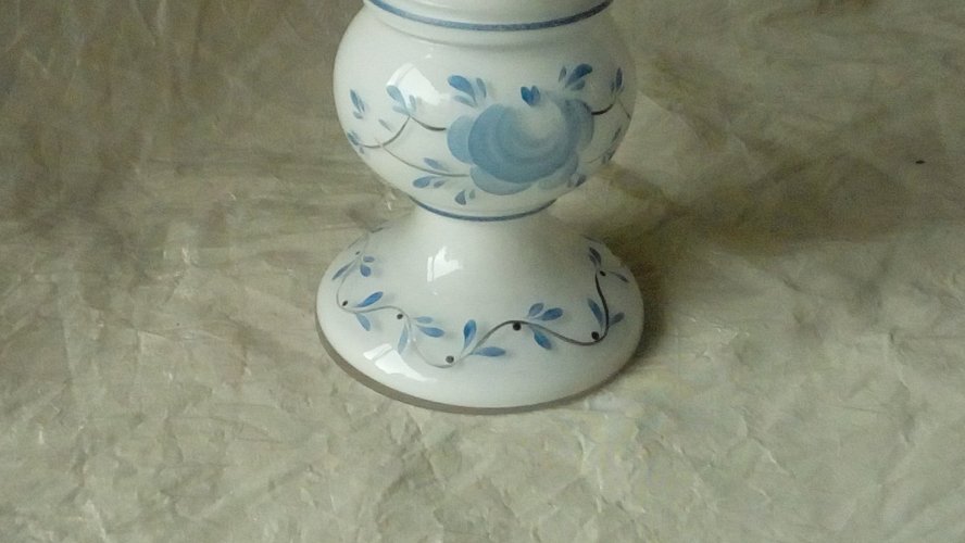 POT A PHARMACIE APOTHICAIRE EN OPALINE PIL OPPI**