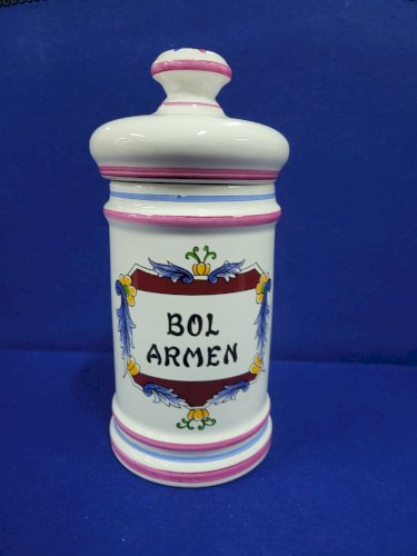 POT A PHARMACIE BOL ARMEN FAIENCE D'ART CLAMECY COTOFLEX N° 3
