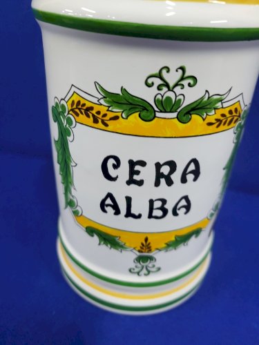 POT A PHARMACIE CERA ALBA FRANCE FAIENCE D'ART CLAMECY COTOFLEX N° 1