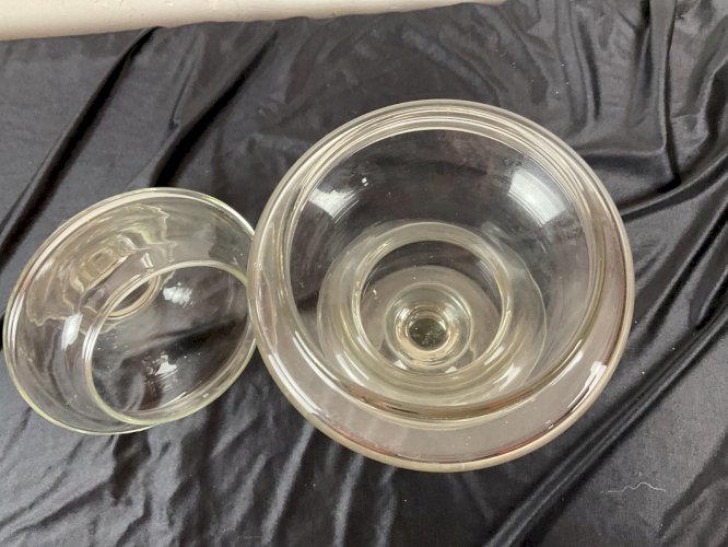 pot à pharmacie en verre soufflé apothicaire XIXeme