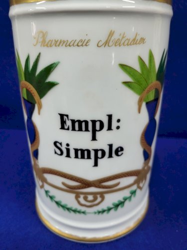 POT A PHARMACIE METADIER EMPL. SIMPLE N° 26