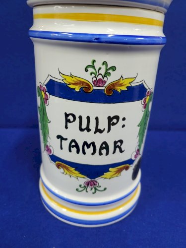 POT A PHARMACIE PULP TAMAR FAIENCE D'ART CLAMECY COTOFLEX N° 2