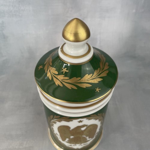 Pot à pharmacie style empire apothicaire tabac épices manufacture impériale