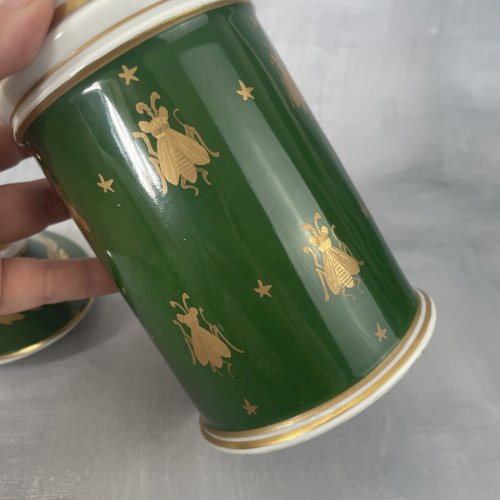 Pot à pharmacie style empire apothicaire tabac épices manufacture impériale