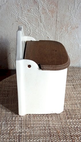 Pot à sel ancien DIMAR URBACH – céramique Art Déco – Tchécoslovaquie