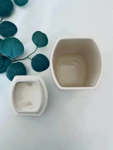 Pot à Sucre Comptoir de Famille Cerises Bleu Campagne Chic