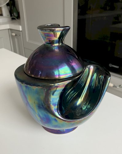 Pot a tabac porte pipe denicotea PK ceramique irisée en bon etat