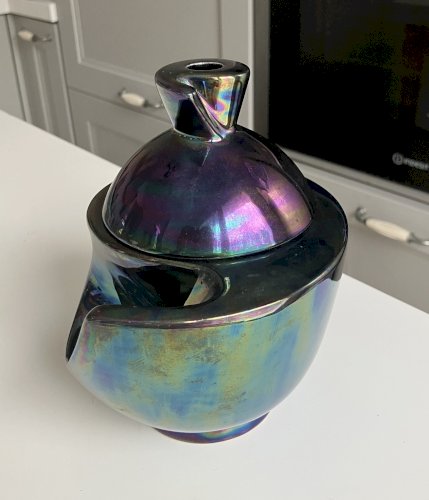 Pot a tabac porte pipe denicotea PK ceramique irisée en bon etat