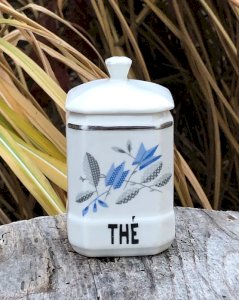 Pot à Thé rétro vintage en porcelaine Czechoslovakia