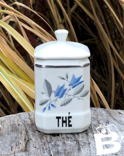 Pot à Thé rétro vintage en porcelaine Czechoslovakia