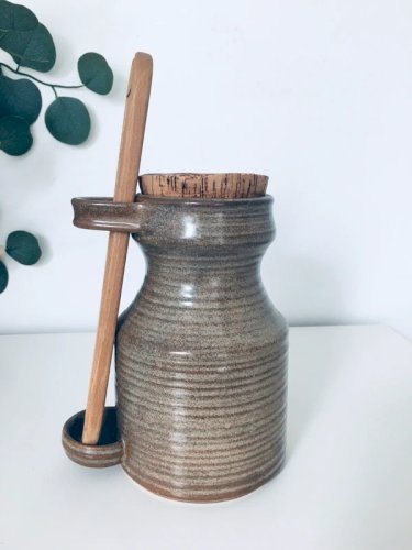 Pot conservation en grès vintage