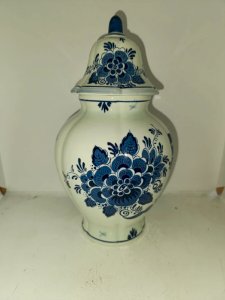 pot couvert  delfts modèle Distel en bon etat