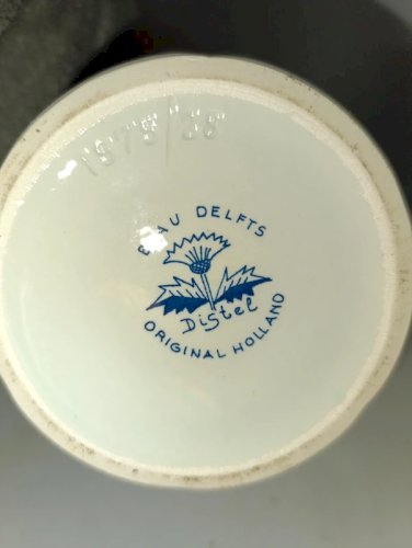 pot couvert  delfts modèle Distel en bon etat