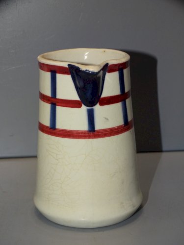 -POT CREMIER POT A CREME CERAMIQUE BEARN HBCM FRANCE PETIT PICHET COLLECTION  D