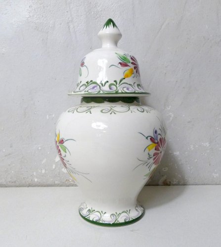 pot d'apothicaire céramique vintage herboriste