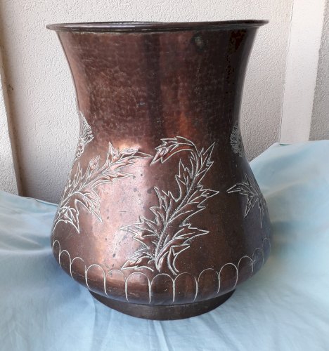 Pot en cuivre porte parapluie