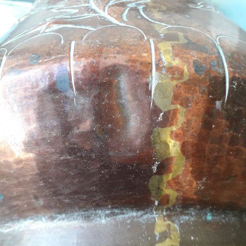 Pot en cuivre porte parapluie