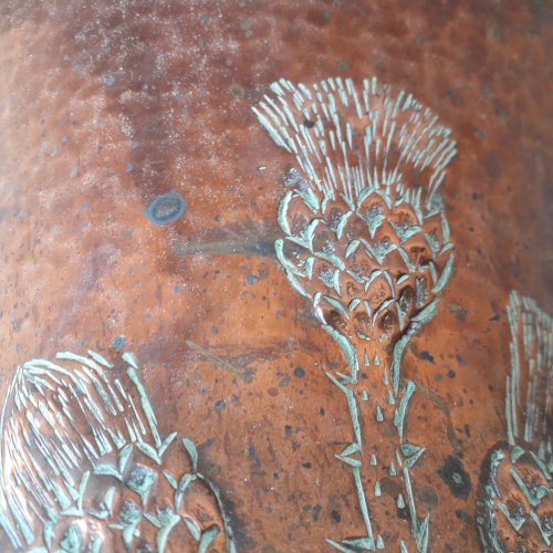 Pot en cuivre porte parapluie