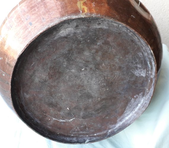 Pot en cuivre porte parapluie