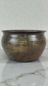 Stoneware pot signed Anne Marie Sybesma Alias MIEP La Borne