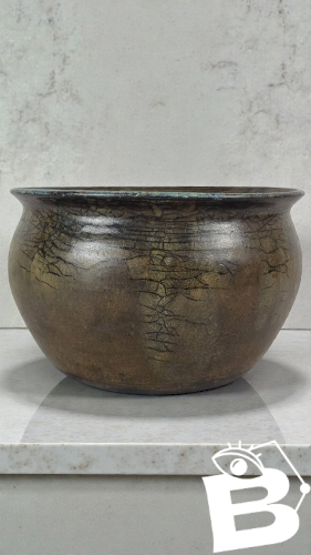 Pot en grès signé Anne Marie Sybesma Alias MIEP La Borne