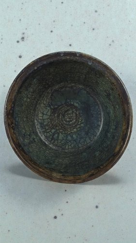 Pot en grès signé Anne Marie Sybesma Alias MIEP La Borne