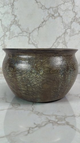 Pot en grès signé Anne Marie Sybesma Alias MIEP La Borne