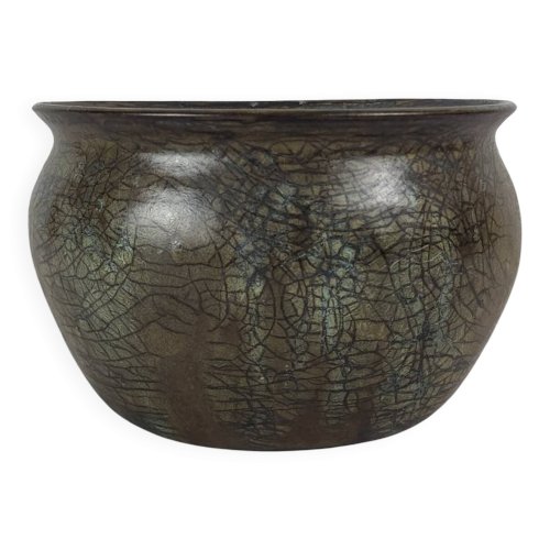 Pot en grès signé Anne Marie Sybesma Alias MIEP La Borne