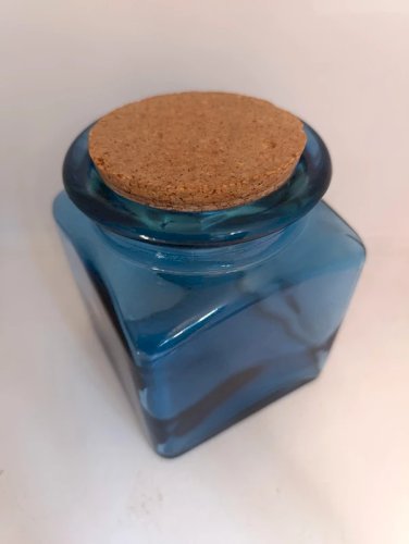 pot pour conversation avec bouchon liege vintage en bon etat