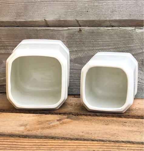 Pots à café et à chicorée rétro vintage en porcelaine Czechoslovakia