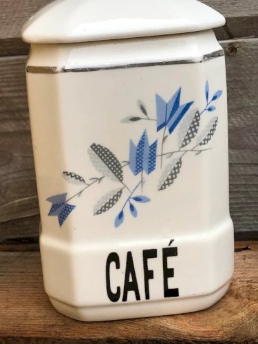 Pots à café et à chicorée rétro vintage en porcelaine Czechoslovakia