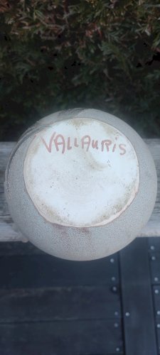 Poubelle de table céramique Vallauris 