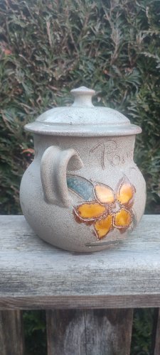 Poubelle de table céramique Vallauris 