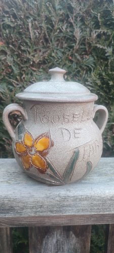 Poubelle de table céramique Vallauris 