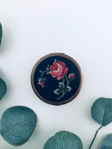 Antique powder compact