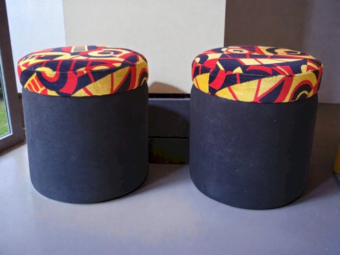 Pouf Art déco