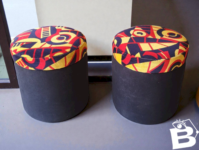 Pouf Art déco