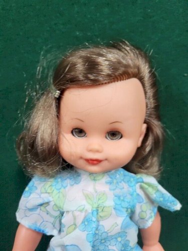 POUPEE ANCIENNE 1.29.01 BELLA HABILLEMENT BLEU
