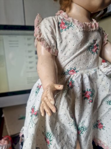 Poupée  Ancienne , 60 cm env