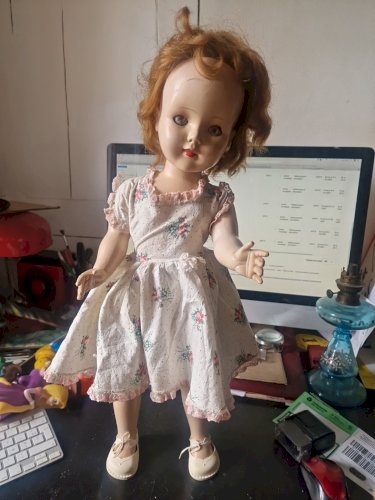 Poupée  Ancienne , 60 cm env