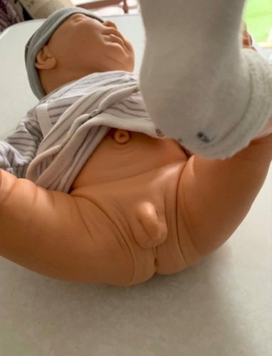 Poupée Berjusa 50cm style berenguer garçon avec un petit zizi 