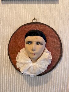 19th Century Hanging Pierrot Parlor Doll