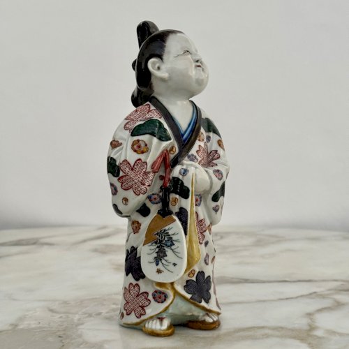 Poupée en porcelaine d'Arita Japon fin XIXe M4005