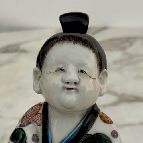 Poupée en porcelaine d'Arita Japon fin XIXe M4005