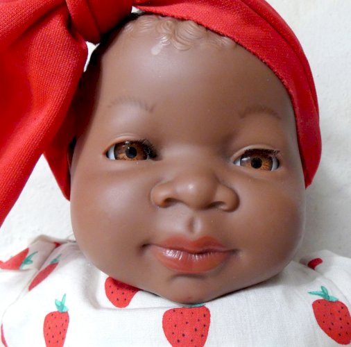 Poupée ethnique noire MARINA & PAU 45cm TBE muneca Spain