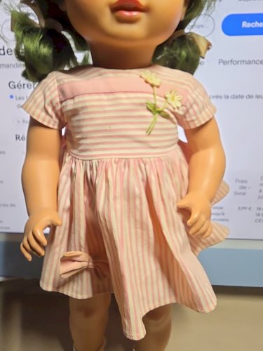 Poupée Schildkrot  a la Tortue- bruiteur - 45 cm env