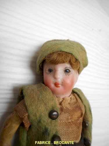 POUPEE TETE PORCELAINE GW GERMANY