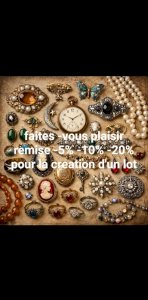 Pour lot de bijoux