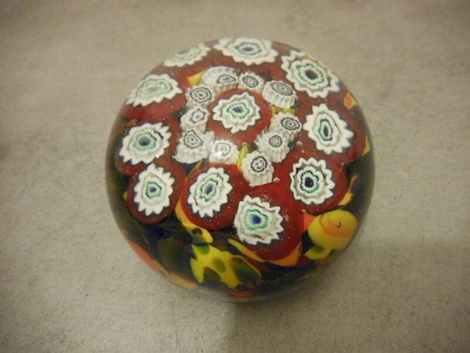 PRESSE PAPIER EN SULFURE VERRERIA.MURANO TOSO N°18